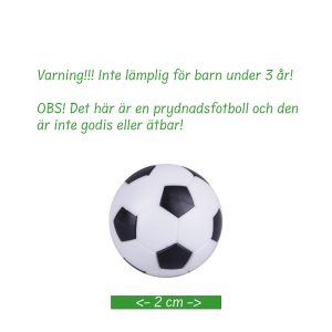 Miniatyrfotboll av lera