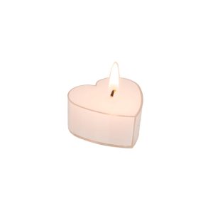 Hjärtvärmeljus- vit
