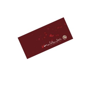 Bild av röd nallebudslåda