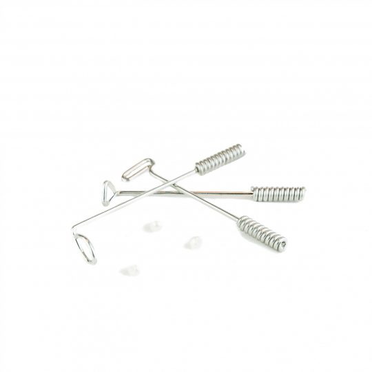 Miniatyr golfset med tre klubbor